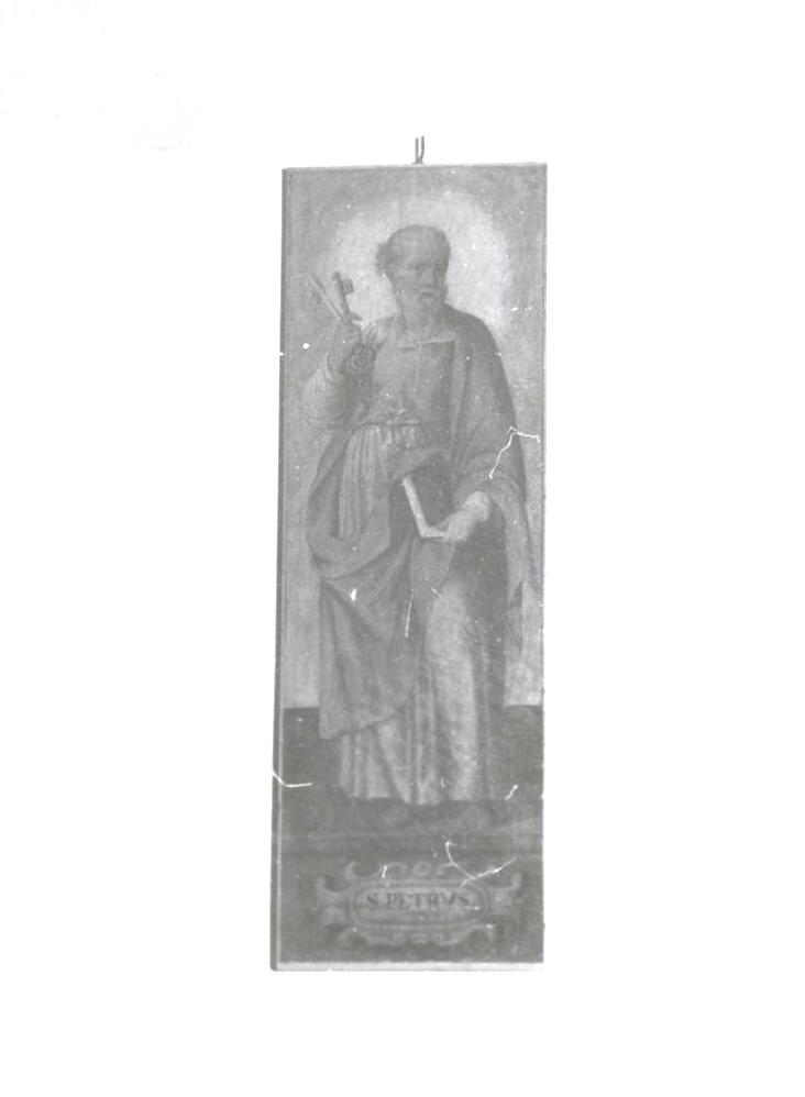 San Pietro (dipinto) di Maestro dagli occhi tondi (attribuito), Castagnola Bartolomeo (attribuito) (sec. XVII)