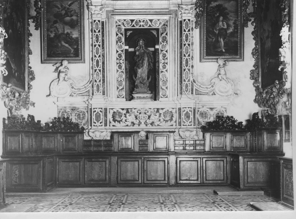 armadio da sacrestia - bottega sarda (secc. XVII/ XVIII)