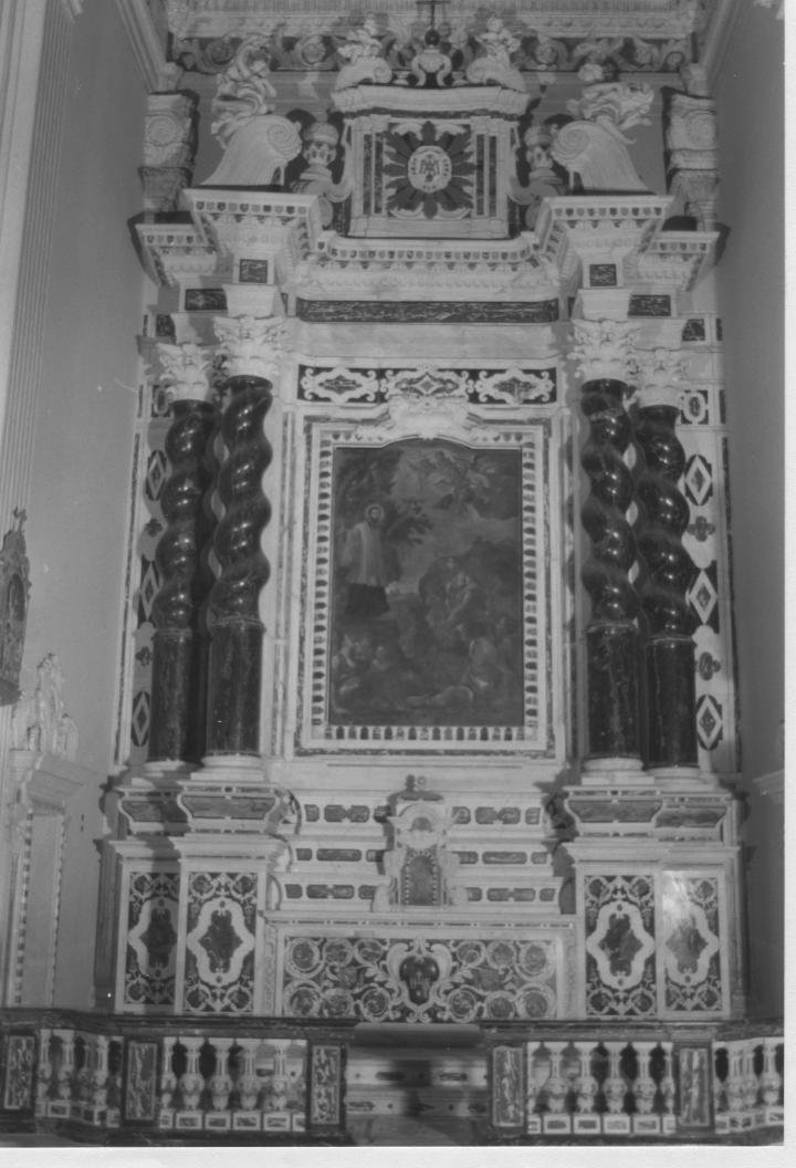 San Francesco Saverio (altare) - bottega genovese (prima metà sec. XVIII)