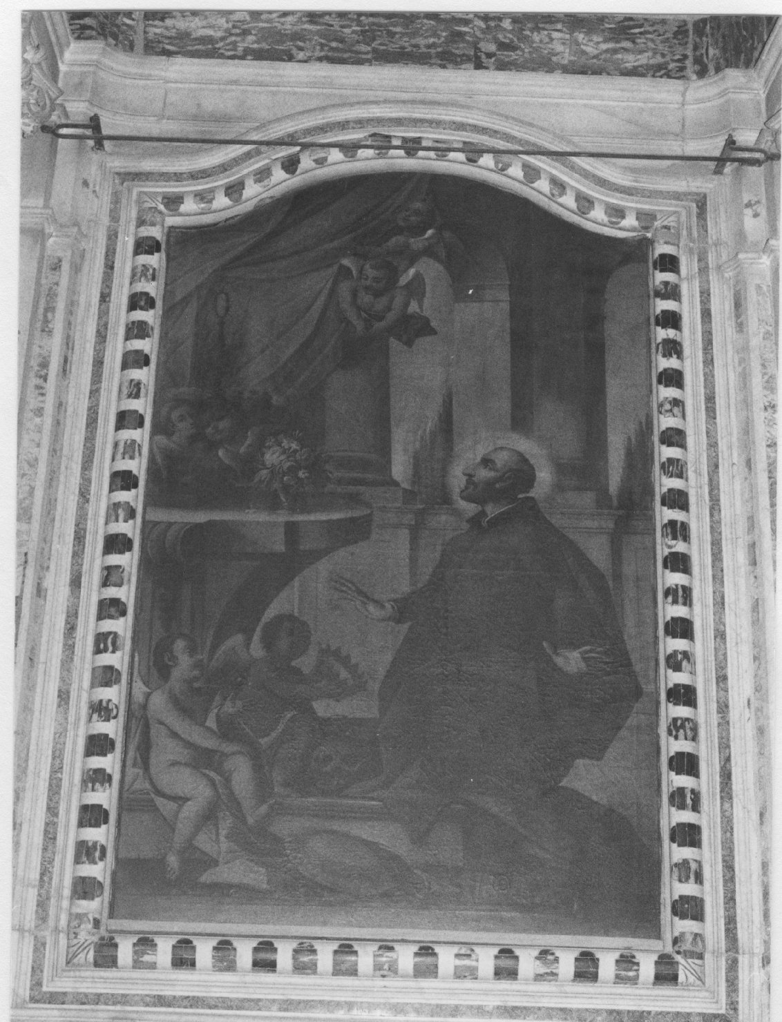 San Francesco Borgia (dipinto) di Colombino Domenico (attribuito) (prima metà sec. XVIII)