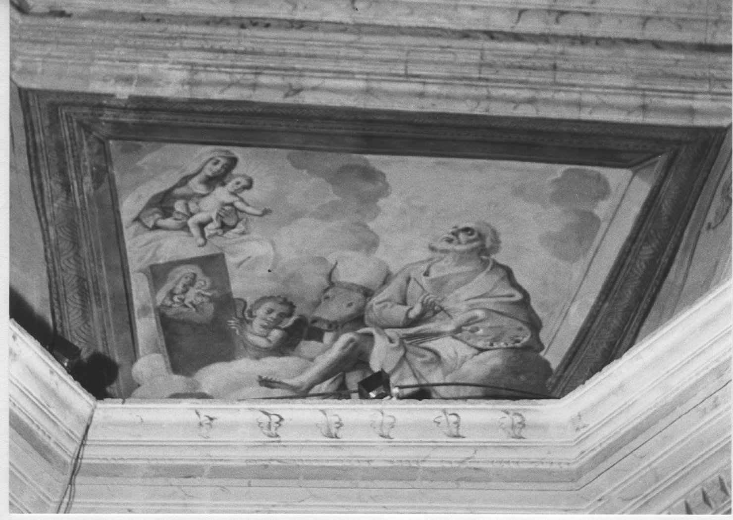 San Luca ritrae la Madonna (dipinto) di Tonelli Domenico (attribuito) (prima metà sec. XVIII)