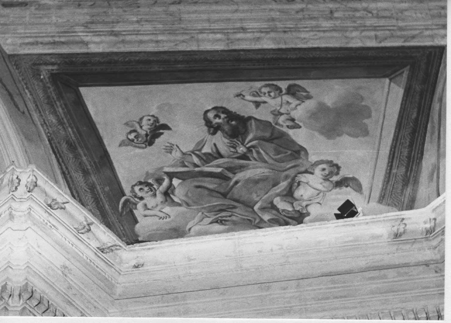 San Matteo Evangelista (dipinto) di Tonelli Domenico (attribuito) (prima metà sec. XVIII)