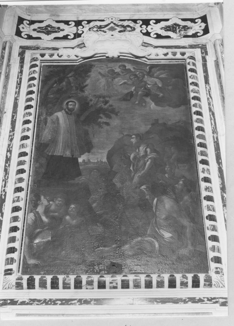 Predica di San Francesco Saverio (dipinto) di Colombino Domenico (attribuito) (prima metà sec. XVIII)