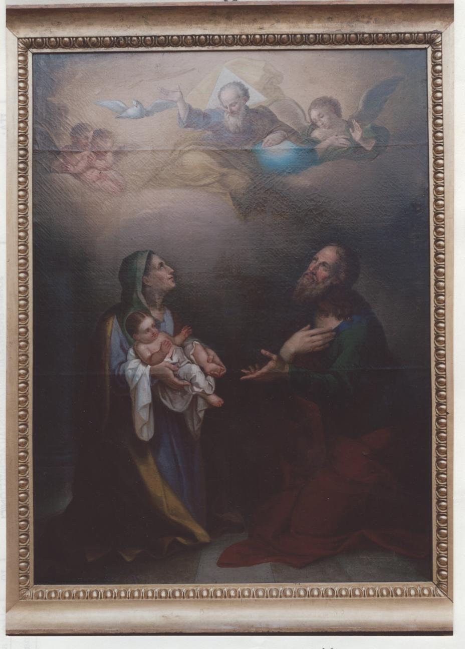 Sant'Anna, San Gioacchino e Maria Vergine Bambina (dipinto) di Caboni Antonio (attribuito) (prima metà sec. XIX)