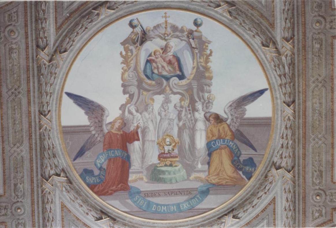 Maria sedes sapientiae, Madonna Sedes Sapientiae (dipinto) - ambito italiano (sec. XX)