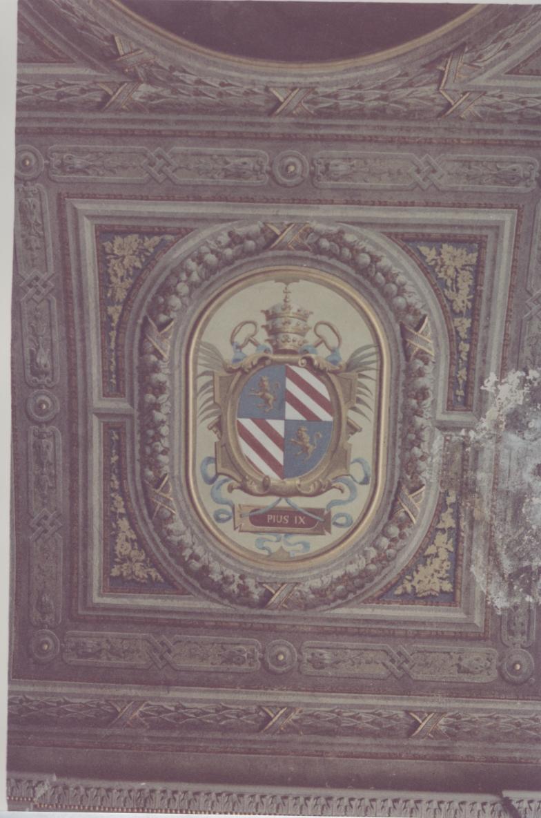 Stemma di Papa Pio IX, stemma (dipinto) - ambito sardo (sec. XX)