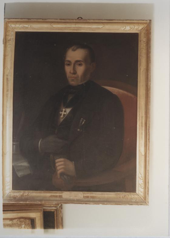 Ritratto di Pietro Martini, ritratto d'uomo (dipinto) - ambito sardo (sec. XIX)