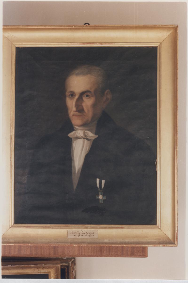 Ritratto di Lodovico Baille, ritratto d'uomo (dipinto) di Marghinotti Giovanni (sec. XIX)