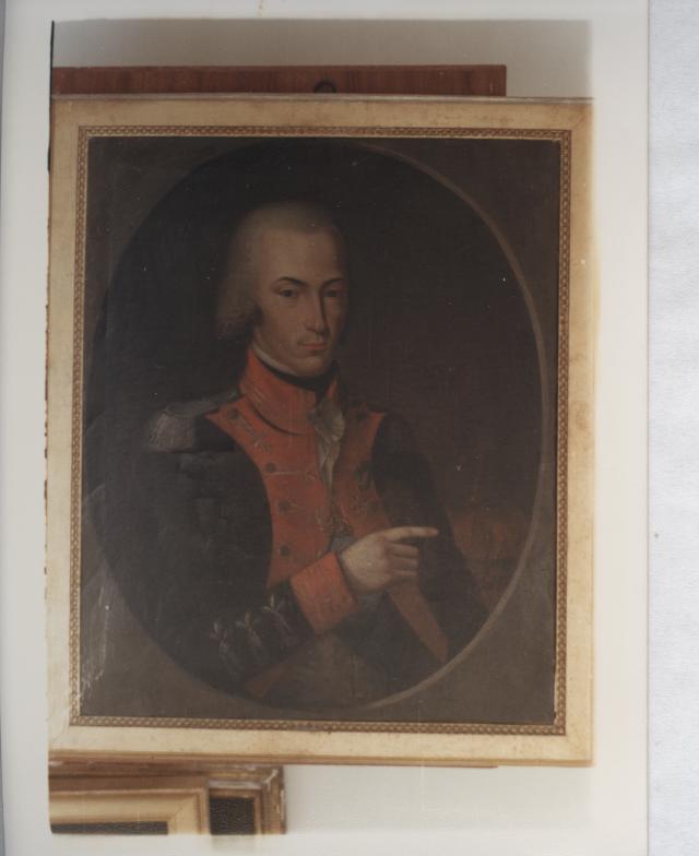 Ritratto di Vittorio Emanuele I di Savoia re di Sardegna, ritratto d'uomo (dipinto) - ambito piemontese (sec. XIX)