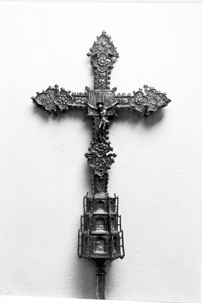 croce processionale - bottega cagliaritana (sec. XVIII)