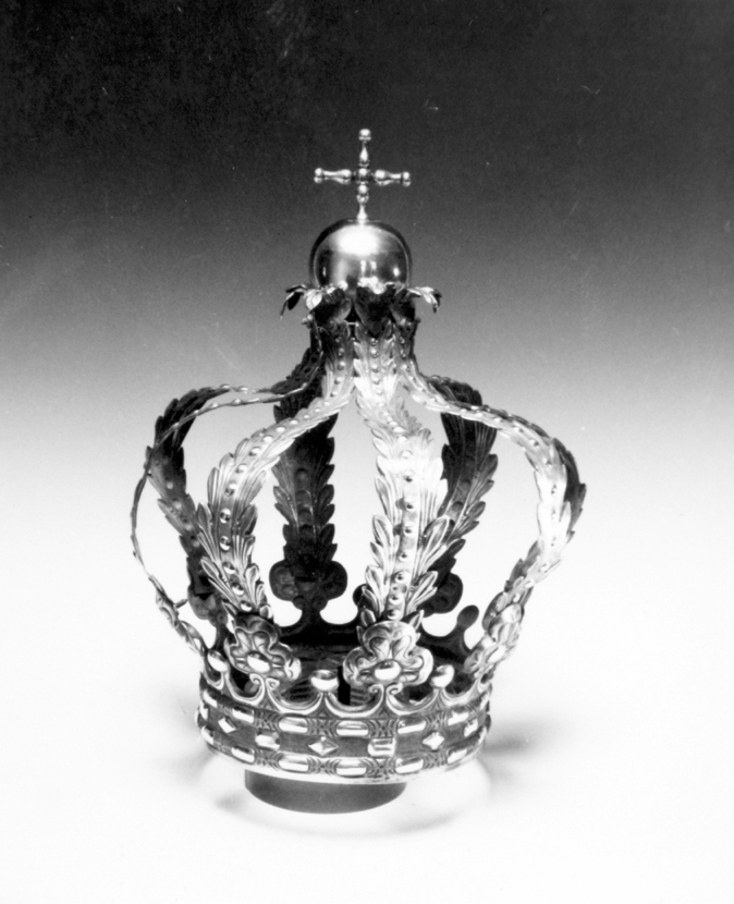 corona di immagine sacra - bottega sarda (sec. XIX)