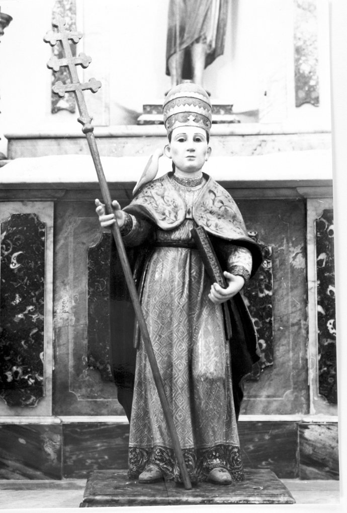 San Gregorio (statua) - bottega sarda (sec. XVII)