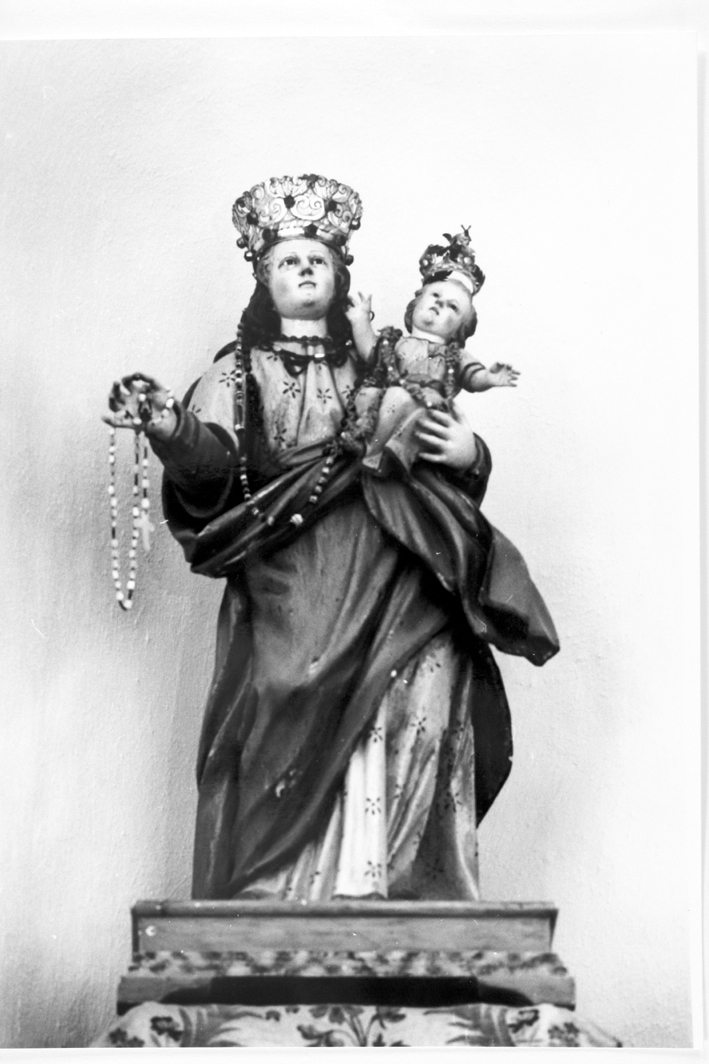Madonna del Rosario (statua) - bottega sarda (seconda metà sec. XVIII)