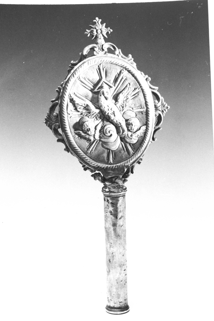 colomba dello Spirito Santo (emblema di confraternita, coppia) - bottega cagliaritana (sec. XVIII)