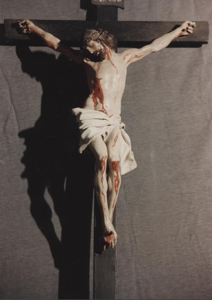 Cristo crocifisso (statua) - bottega sarda (sec. XIX)