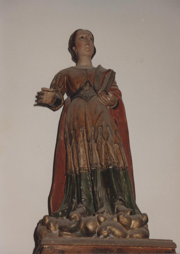 Santa martire (statua) - bottega sarda (sec. XVII)