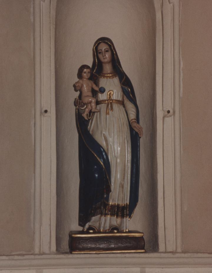 Madonna del Rosario (statua) - bottega sarda (prima metà sec. XVII)