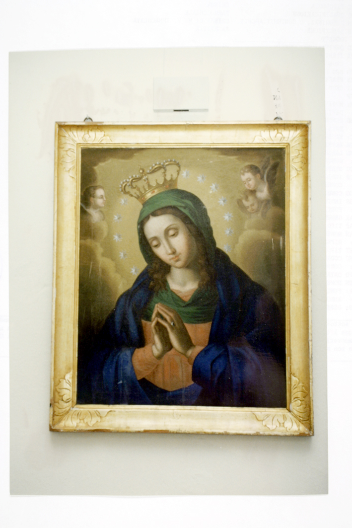 Madonna Immacolata (dipinto) - bottega sarda (metà sec. XIX)