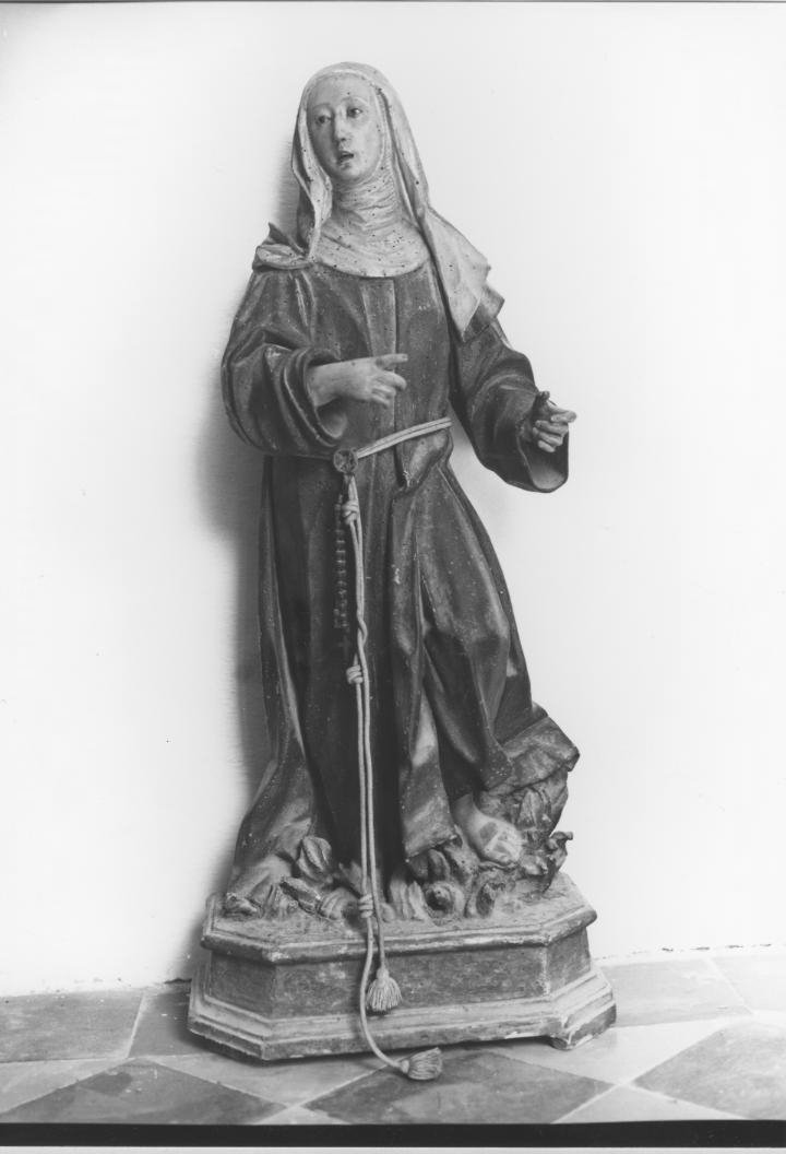 Miracolo di Santa Rosa da Viterbo (scultura) di Lonis Giuseppe Antonio (bottega) (sec. XVIII)