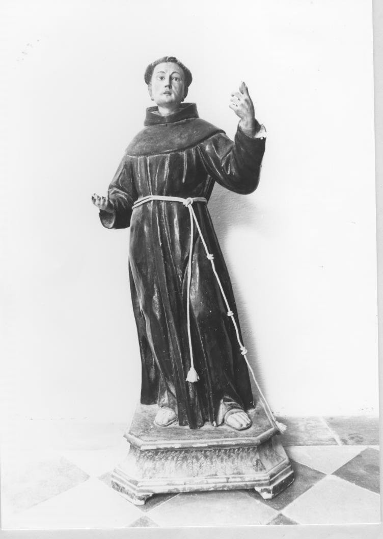 San Francesco Solano (scultura) di Lonis Giuseppe Antonio (bottega) (sec. XVIII)