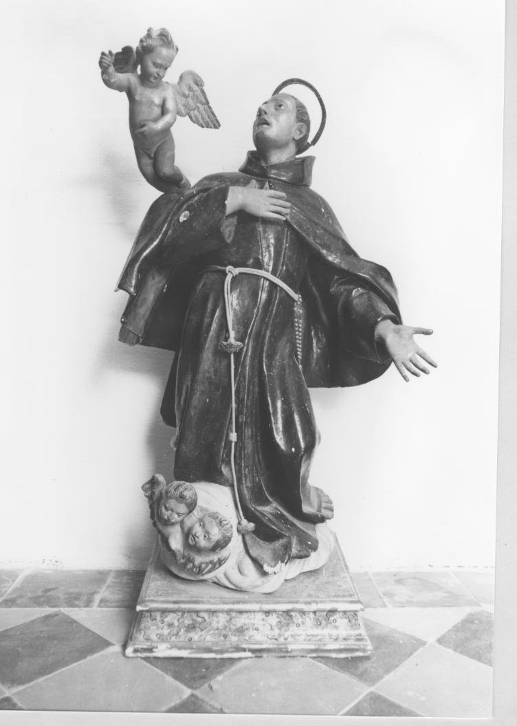 San Pasquale Baylon (scultura) di Lonis Giuseppe Antonio (bottega) (sec. XVIII)