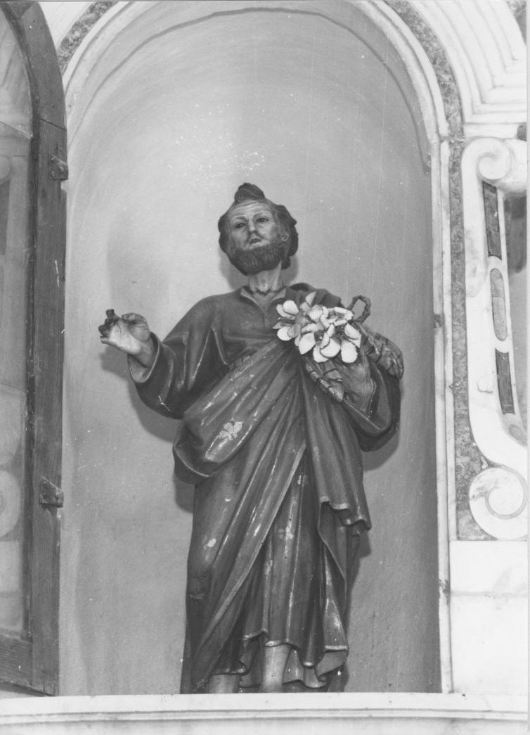 San Giuseppe (scultura) di Lonis Giuseppe Antonio (attribuito) (sec. XVIII)