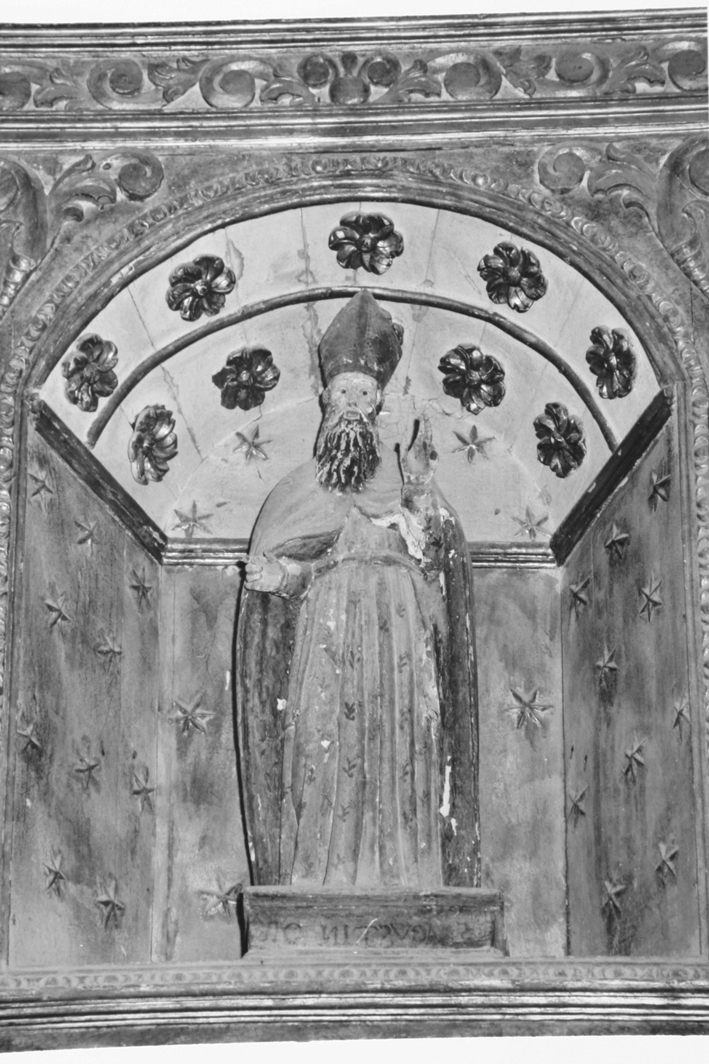 Sant'Agostino (statua) - bottega sarda (sec. XVII)