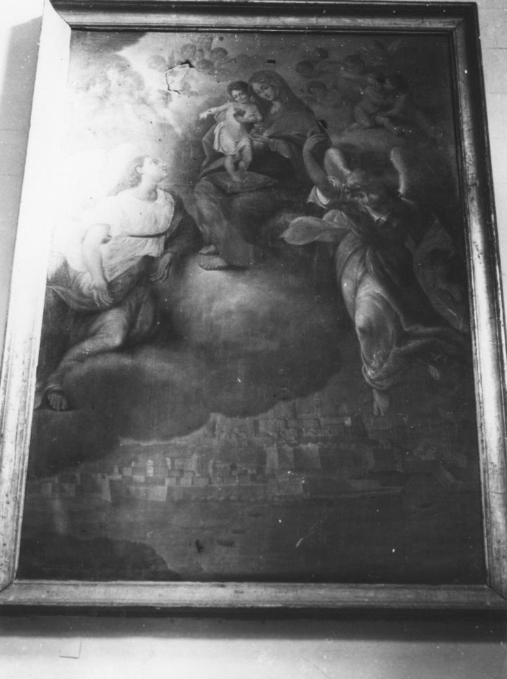Sacro Cuore di Maria (dipinto) di Comastri Vincenzo (prima metà sec. XIX)