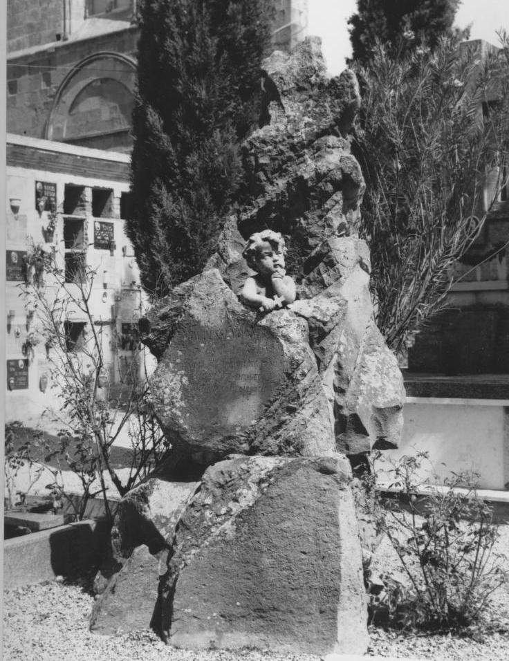 busto ritratto di bambino (monumento funebre) - bottega sarda (sec. XIX)