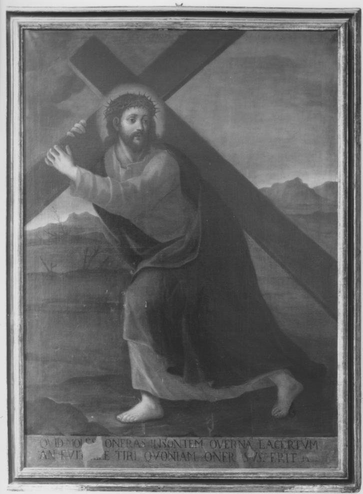 Cristo portacroce (dipinto) di Massa Francesco (attribuito) (fine sec. XVIII)