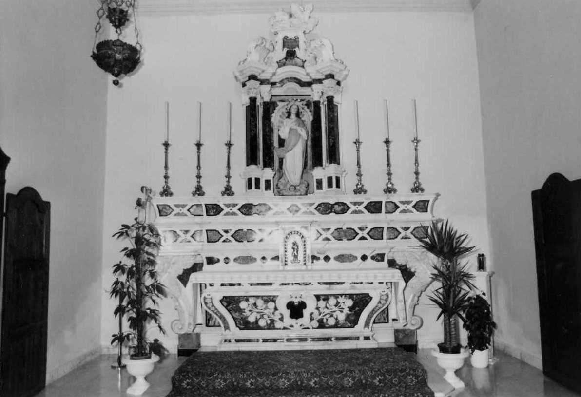 altare maggiore - bottega sarda (fine sec. XVIII)