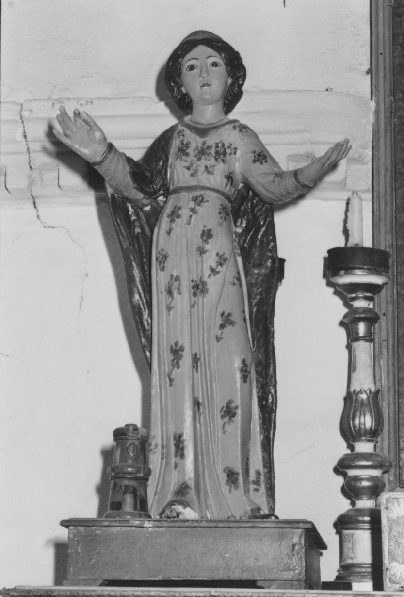 Santa Barbara (statua) - bottega sarda (fine/inizio secc. XVIII/ XIX)