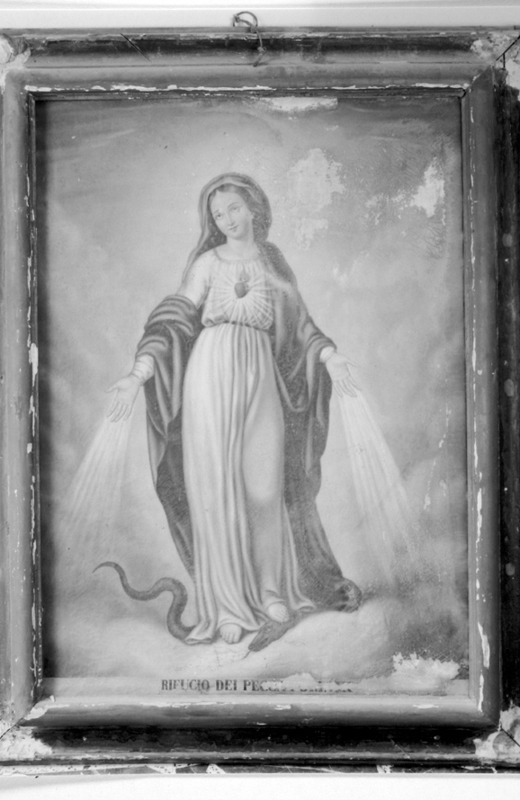 Sacro Cuore di Maria (dipinto) - ambito sardo (sec. XIX)