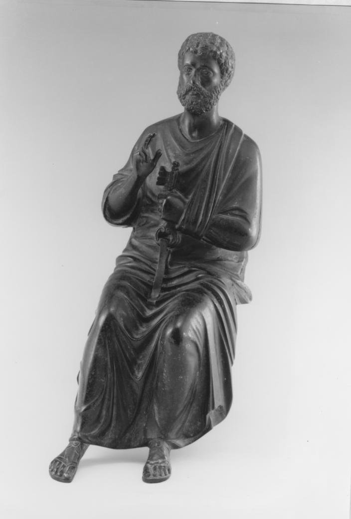San Pietro Apostolo (scultura) - bottega sarda (secc. XVIII/ XIX)