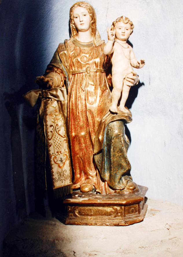Madonna con Bambino (statua) - bottega sarda (fine/inizio secc. XVI/ XVII)