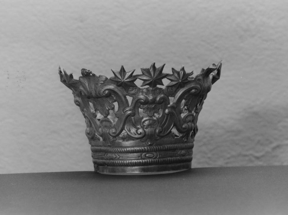 corona da statua - bottega cagliaritana (ultimo quarto sec. XVIII)