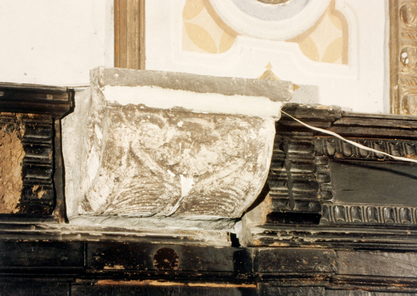 mensola - bottega sarda (secc. XVI/ XVII)