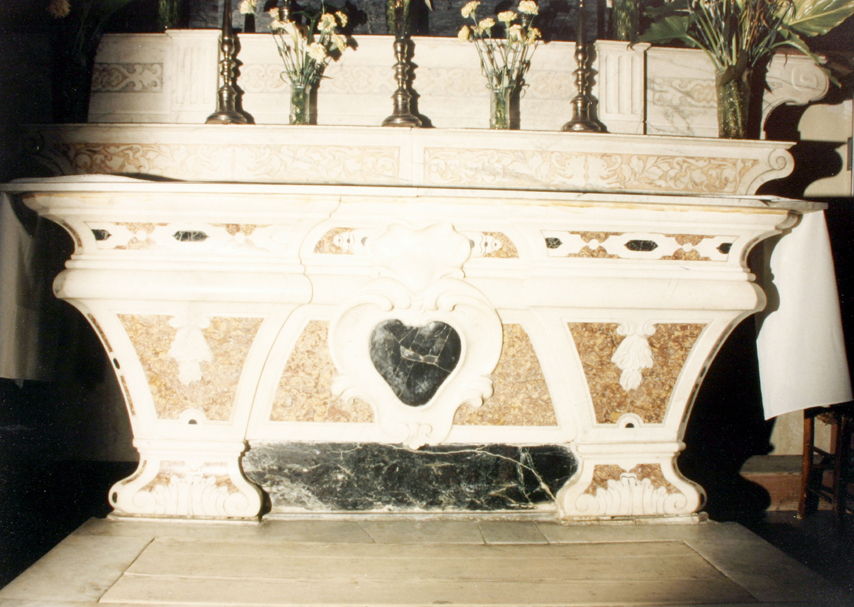 paliotto - bottega cagliaritana (sec. XVIII)