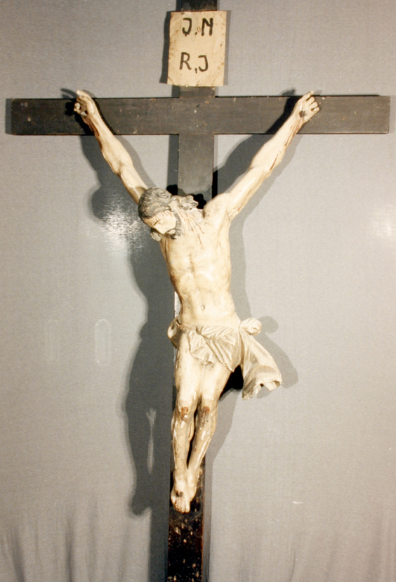 Cristo crocifisso (croce) - bottega sarda (seconda metà sec. XVIII)