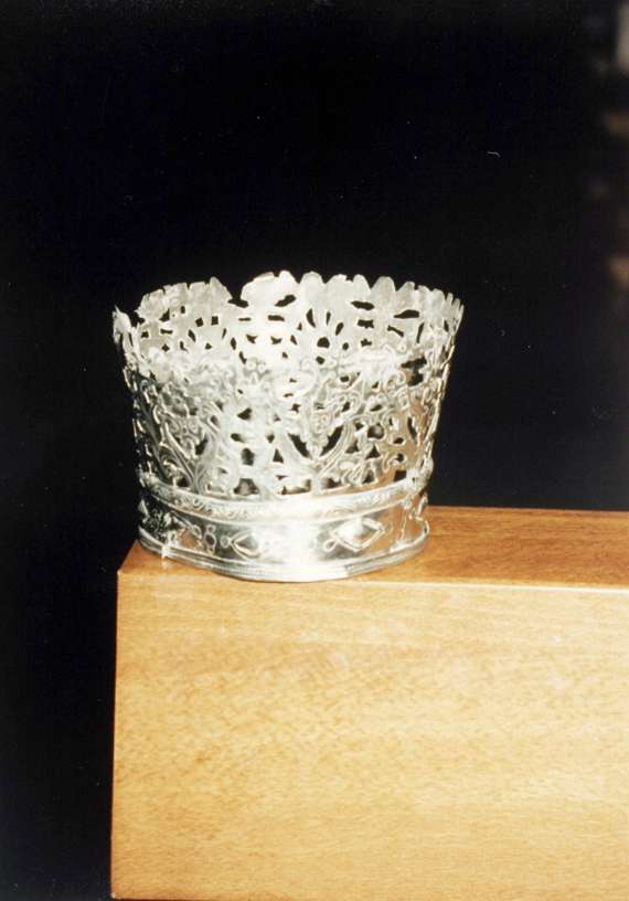 corona da statua - bottega sarda (ultimo quarto sec. XVIII)