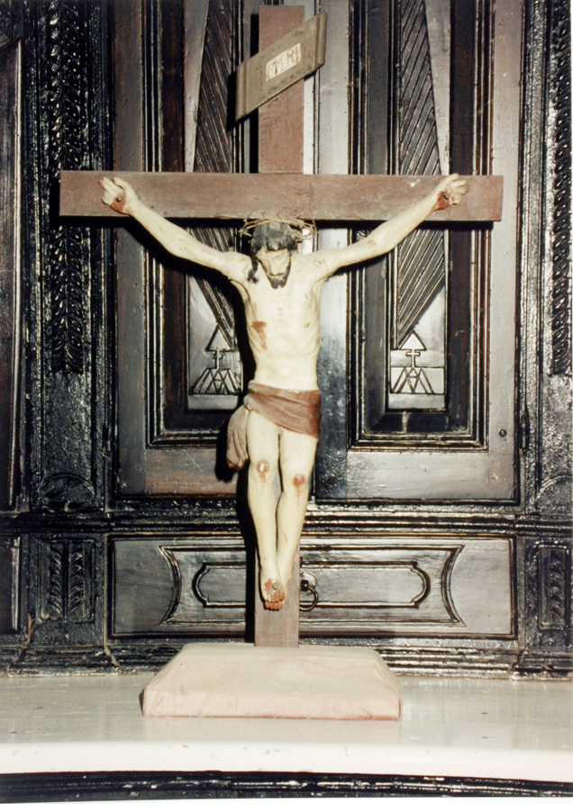 Cristo crocifisso (scultura) - bottega sarda (sec. XIX)