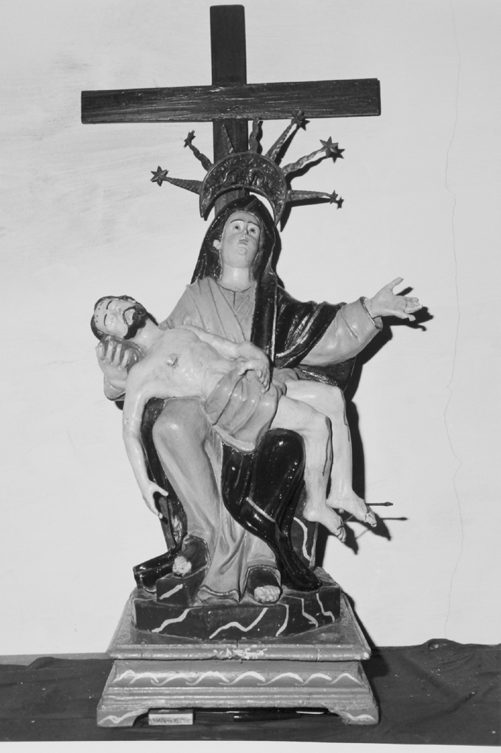 Pietà (scultura) - bottega sarda (secc. XVIII/ XIX)
