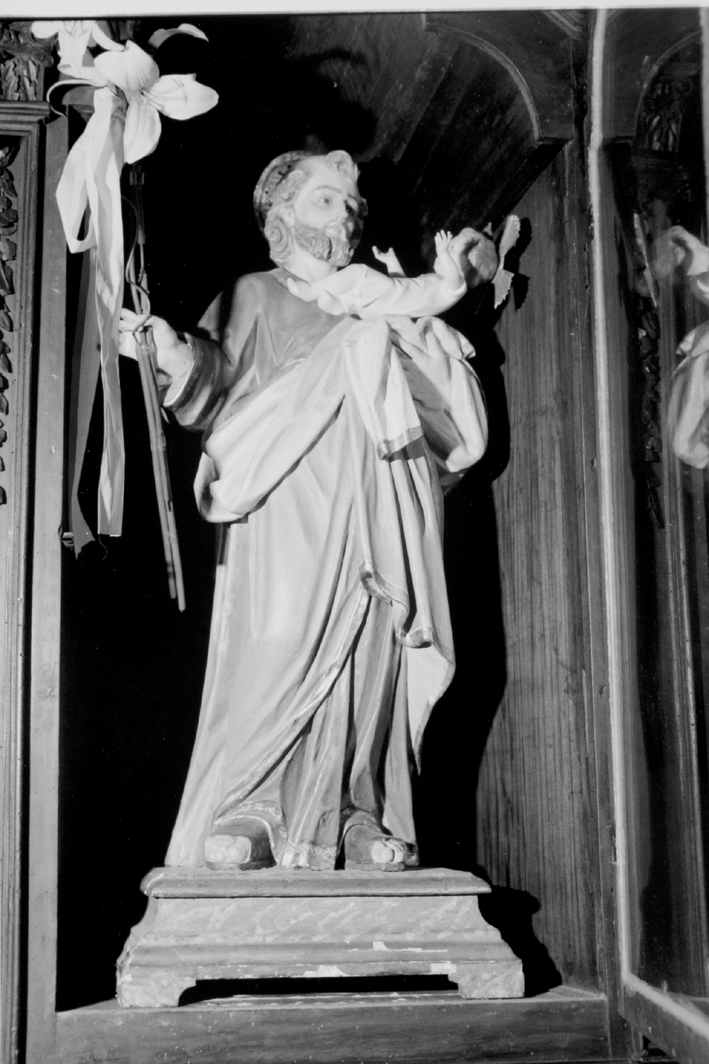 San Giuseppe e Gesù Bambino (statua) di Lonis Giuseppe Antonio (fine sec. XVIII)