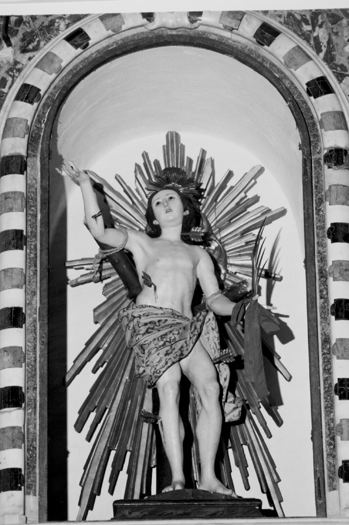 San Sebastiano (statua) - bottega sarda (secc. XVIII/ XIX)