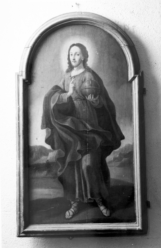 Cristo Salvatore (dipinto) di Scaleta Sebastiano (sec. XVIII)