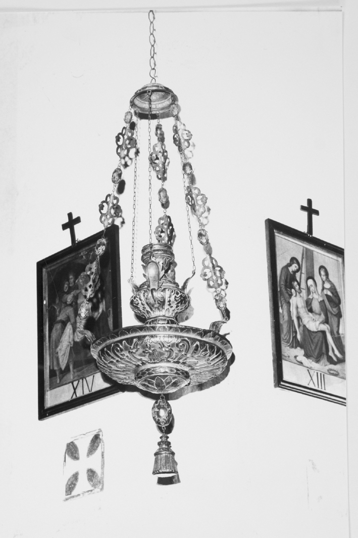 lampada pensile - bottega genovese (sec. XVIII)