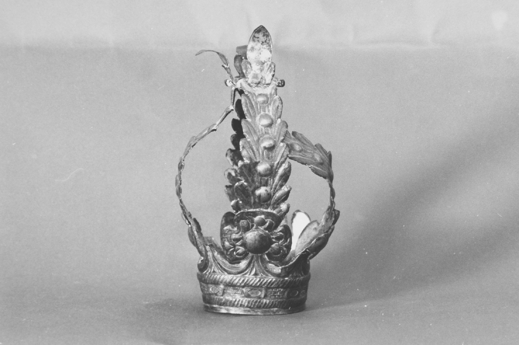 corona da statua - bottega sarda (sec. XVIII)