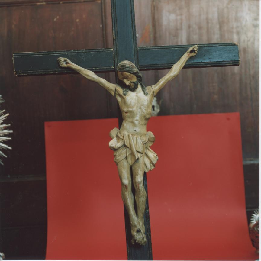 Cristo crocifisso (croce processionale) - bottega sarda (fine sec. XVIII)