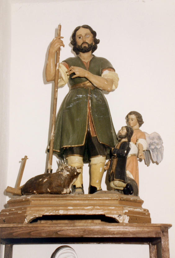 Sant'Isidoro Agricola (gruppo scultoreo) - bottega sarda (secc. XVIII/ XIX)