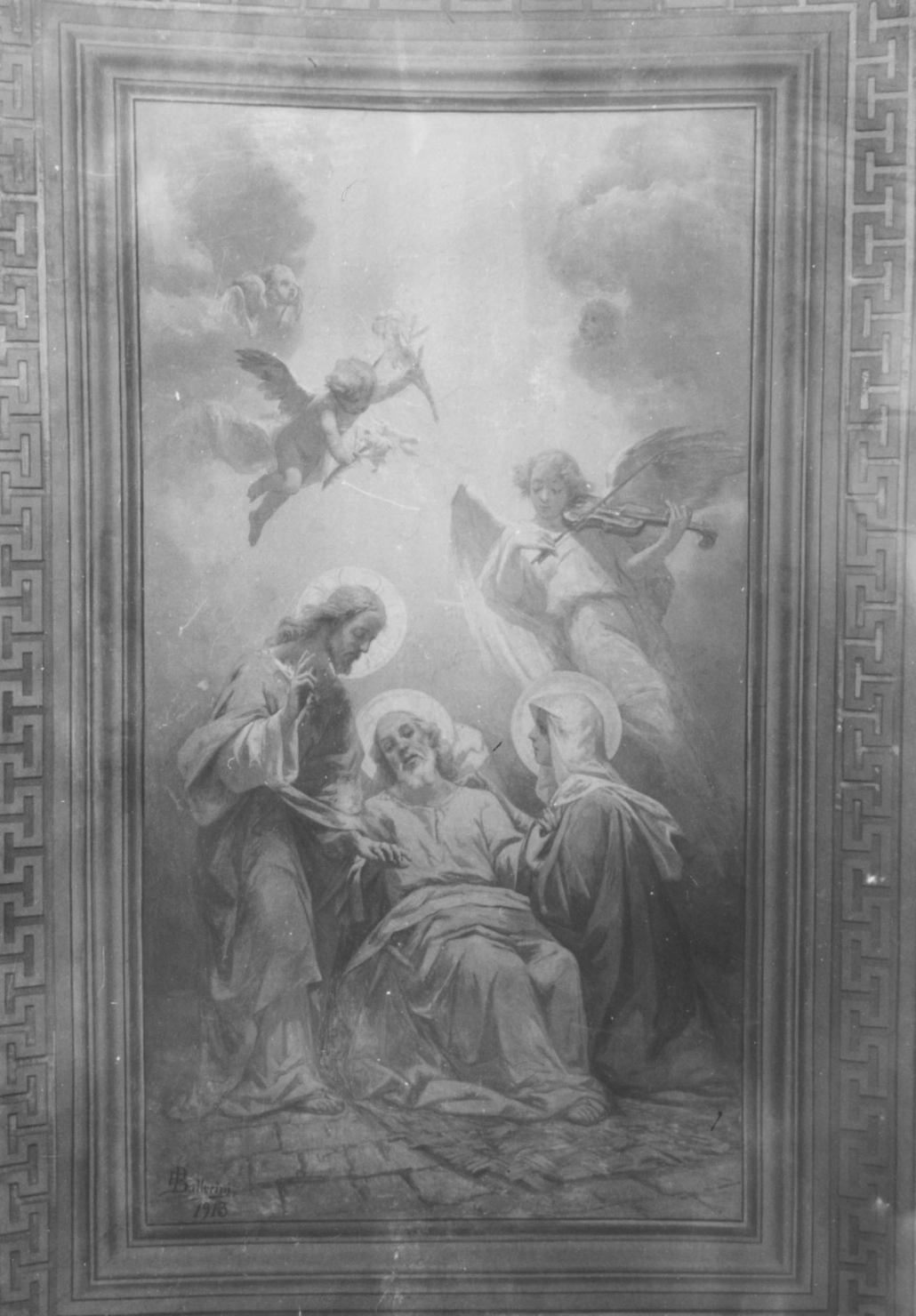 morte di San Giuseppe (dipinto) - ambito romano (sec. XX)